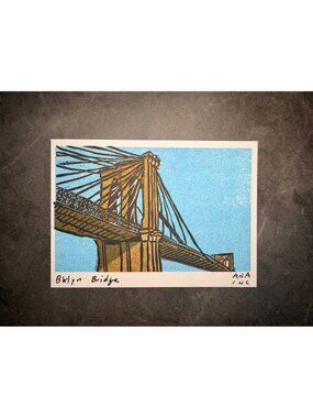Ana Inciardi Brooklyn Bridge Mini Art Print